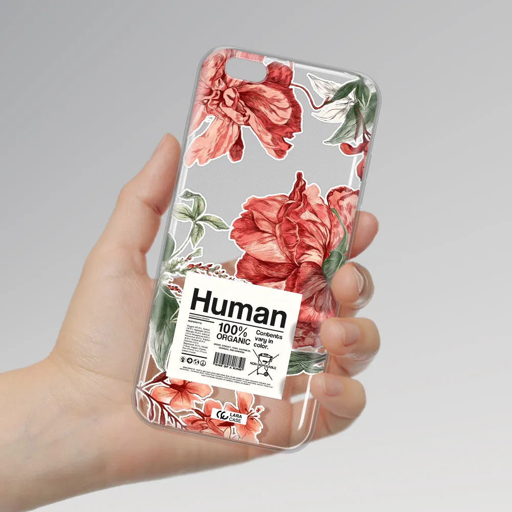 A Cover Of A Book With Flowers Apple Iphone 6S Clear Tpu Case