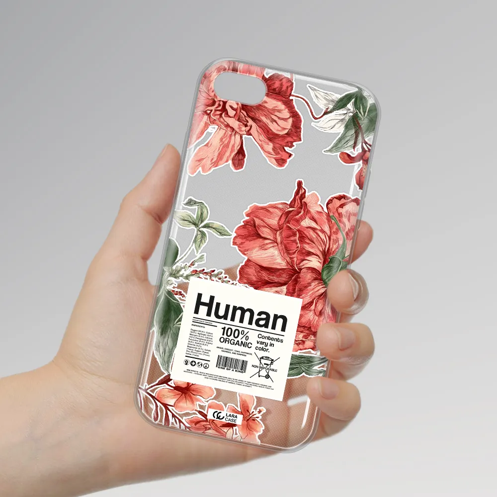 A Cover Of A Book With Flowers Apple Iphone 8 Clear Tpu Case