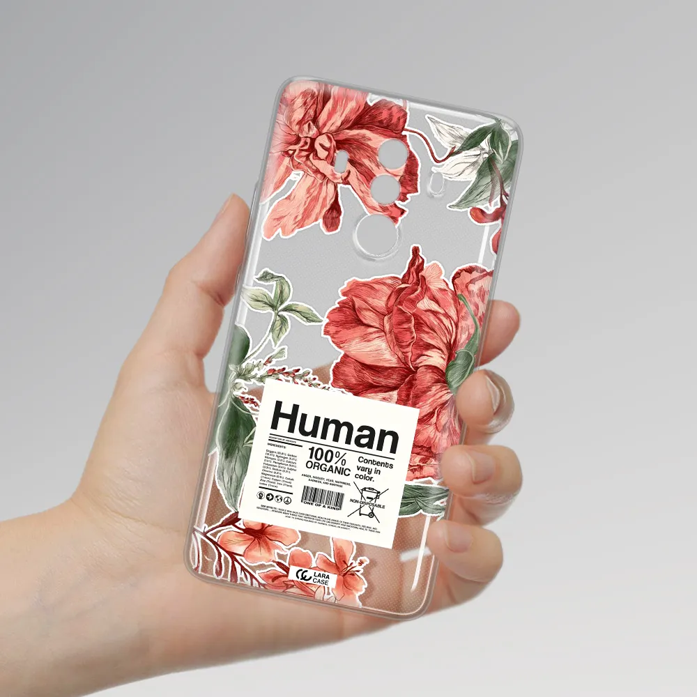 A Cover Of A Book With Flowers Huawei Mate 10 Clear Tpu Case
