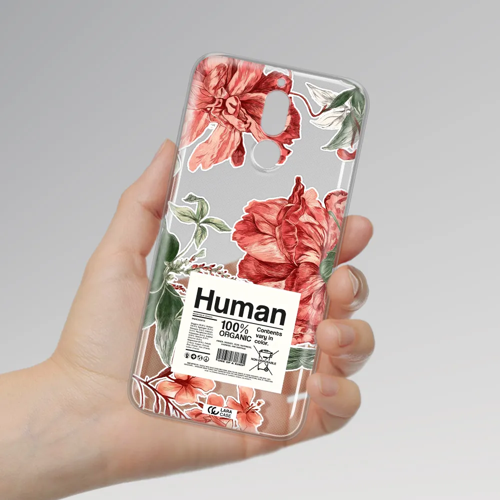 A Cover Of A Book With Flowers Huawei Mate 10 Lite Clear Tpu Case