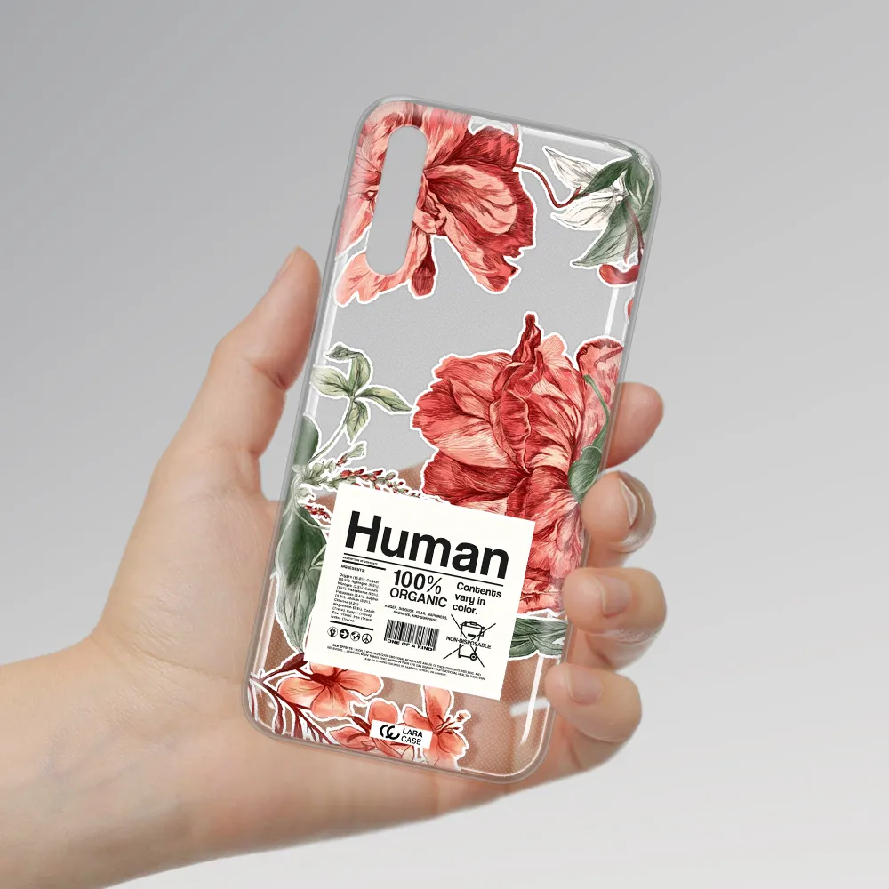 A Cover Of A Book With Flowers Huawei P Smart S Clear Tpu Case