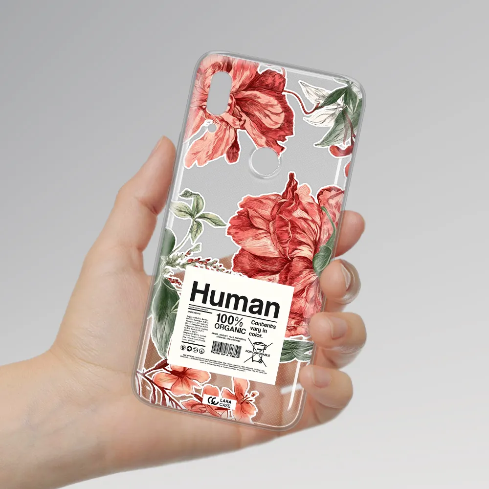 A Cover Of A Book With Flowers Huawei P Smart Z Clear Tpu Case