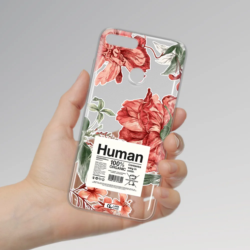 A Cover Of A Book With Flowers Huawei Y6 Prime 2018 Clear Tpu Case