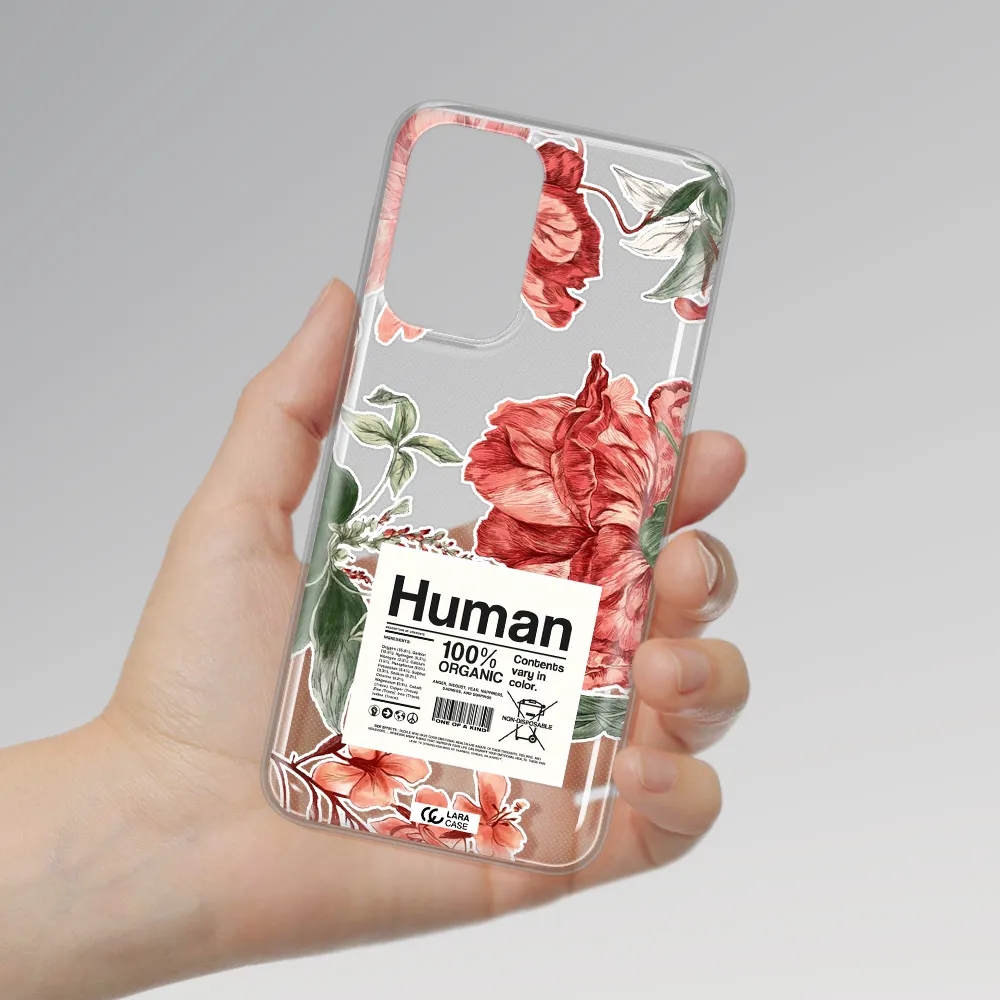 A Cover Of A Book With Flowers Samsung A23 Clear Tpu Case