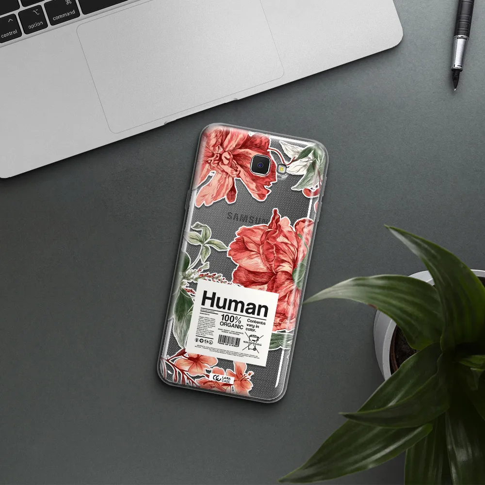 A Cover Of A Book With Flowers Samsung J5 Prime Clear Tpu Case