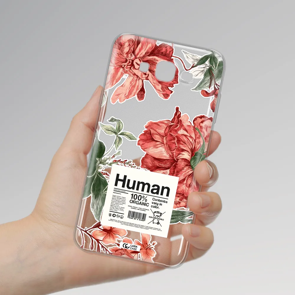 A Cover Of A Book With Flowers Samsung J7 Clear Tpu Case