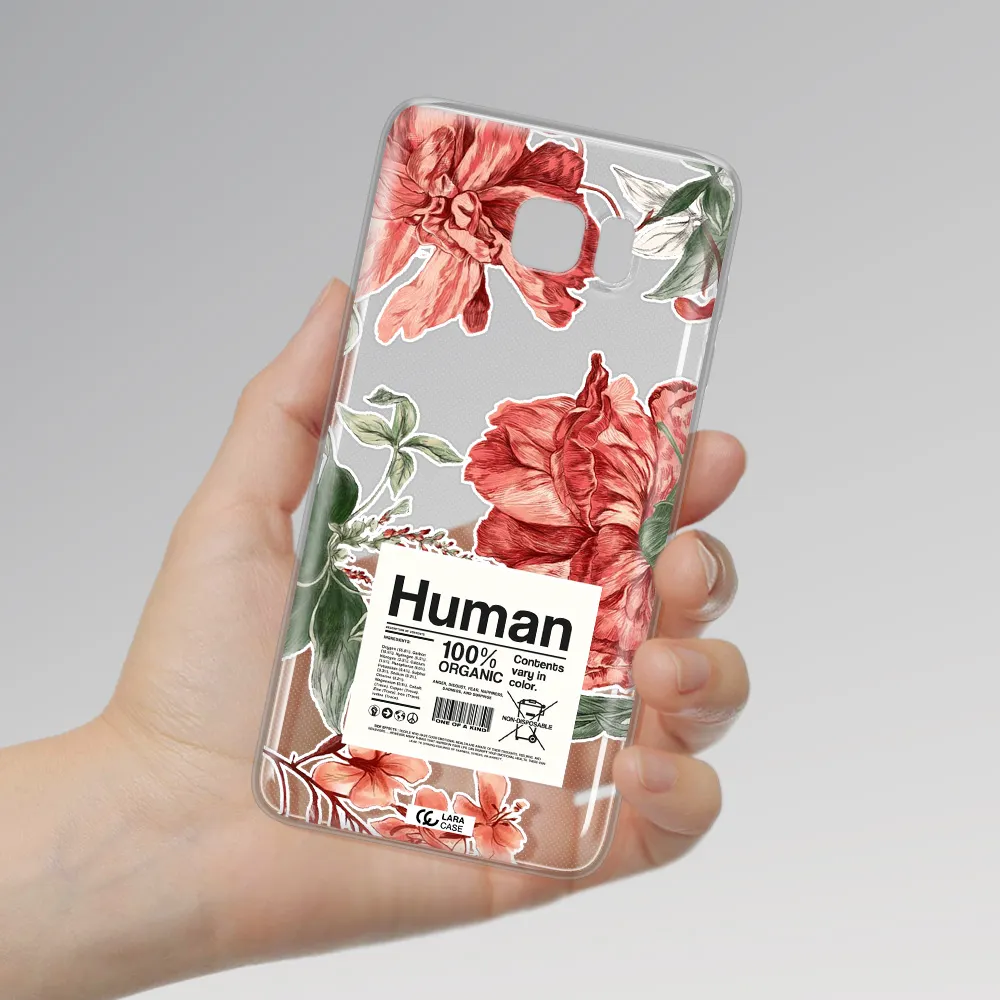 A Cover Of A Book With Flowers Samsung Note 5 Clear Tpu Case