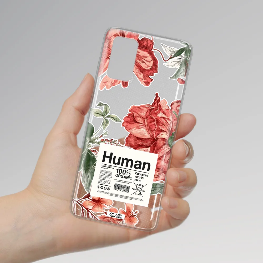 A Cover Of A Book With Flowers Samsung S 20 Plus Clear Tpu Case