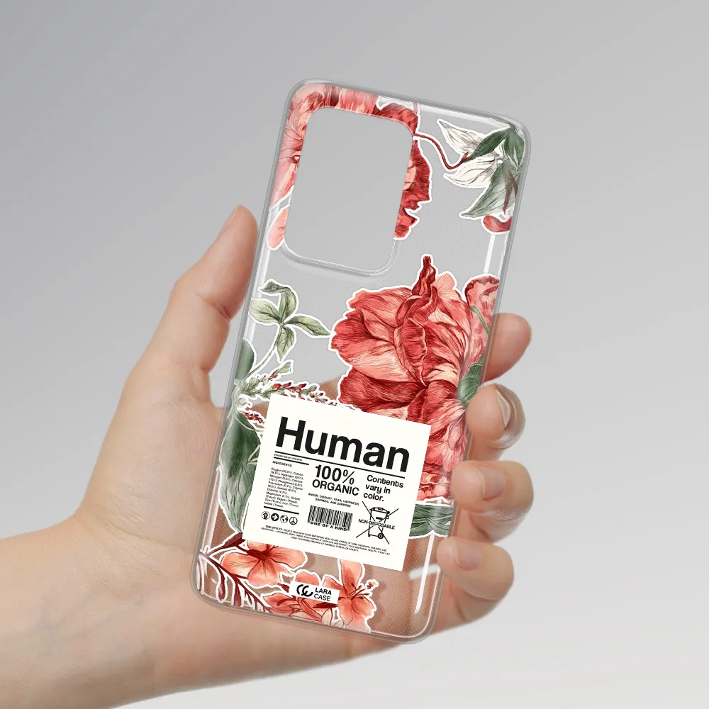 A Cover Of A Book With Flowers Samsung S20 Ultra Clear Tpu Case