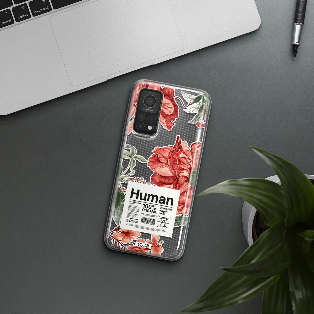 A Cover Of A Book With Flowers Xiaomi Mi 10T Clear Tpu Case