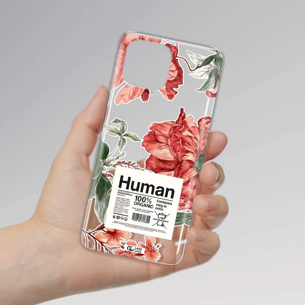 A Cover Of A Book With Flowers Xiaomi Mi 11 Lite Clear Tpu Case