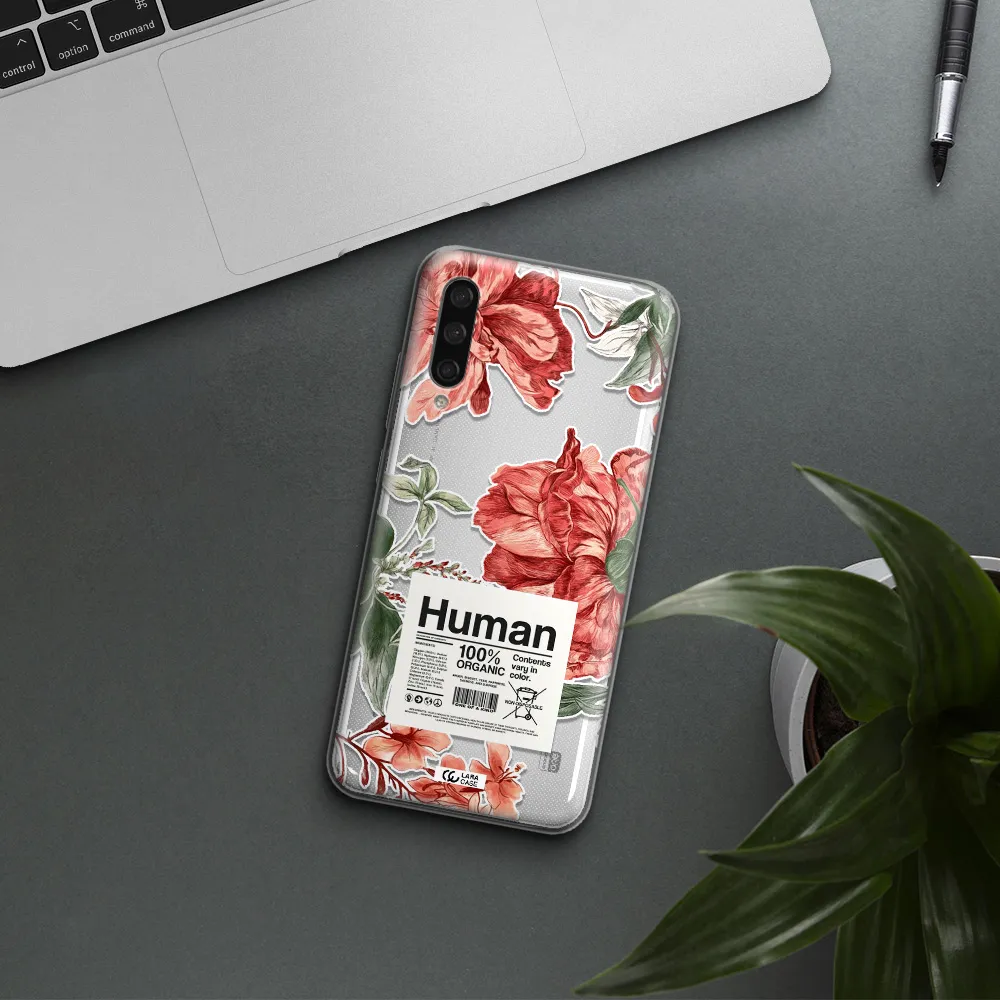 A Cover Of A Book With Flowers Xiaomi Mi A3 Clear Tpu Case