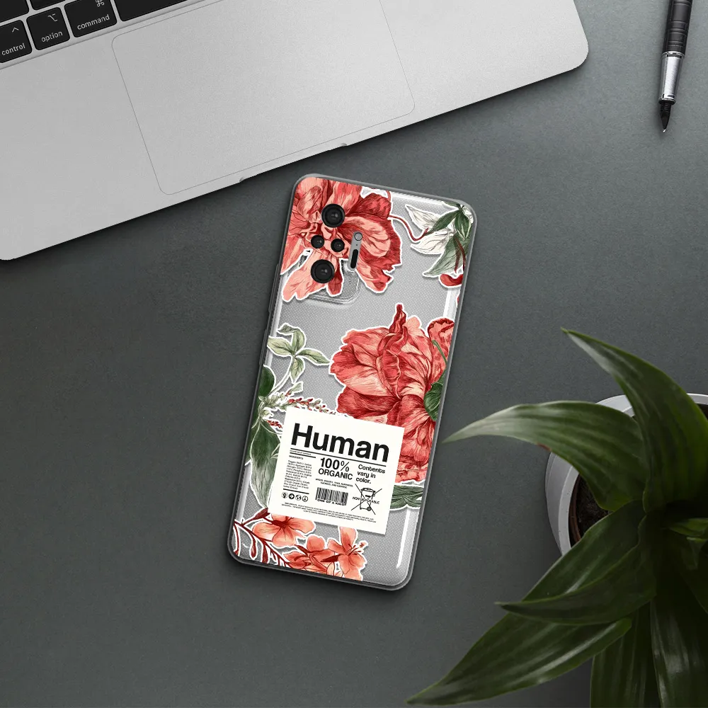 A Cover Of A Book With Flowers Xiaomi Note 10 Pro Clear Tpu Case