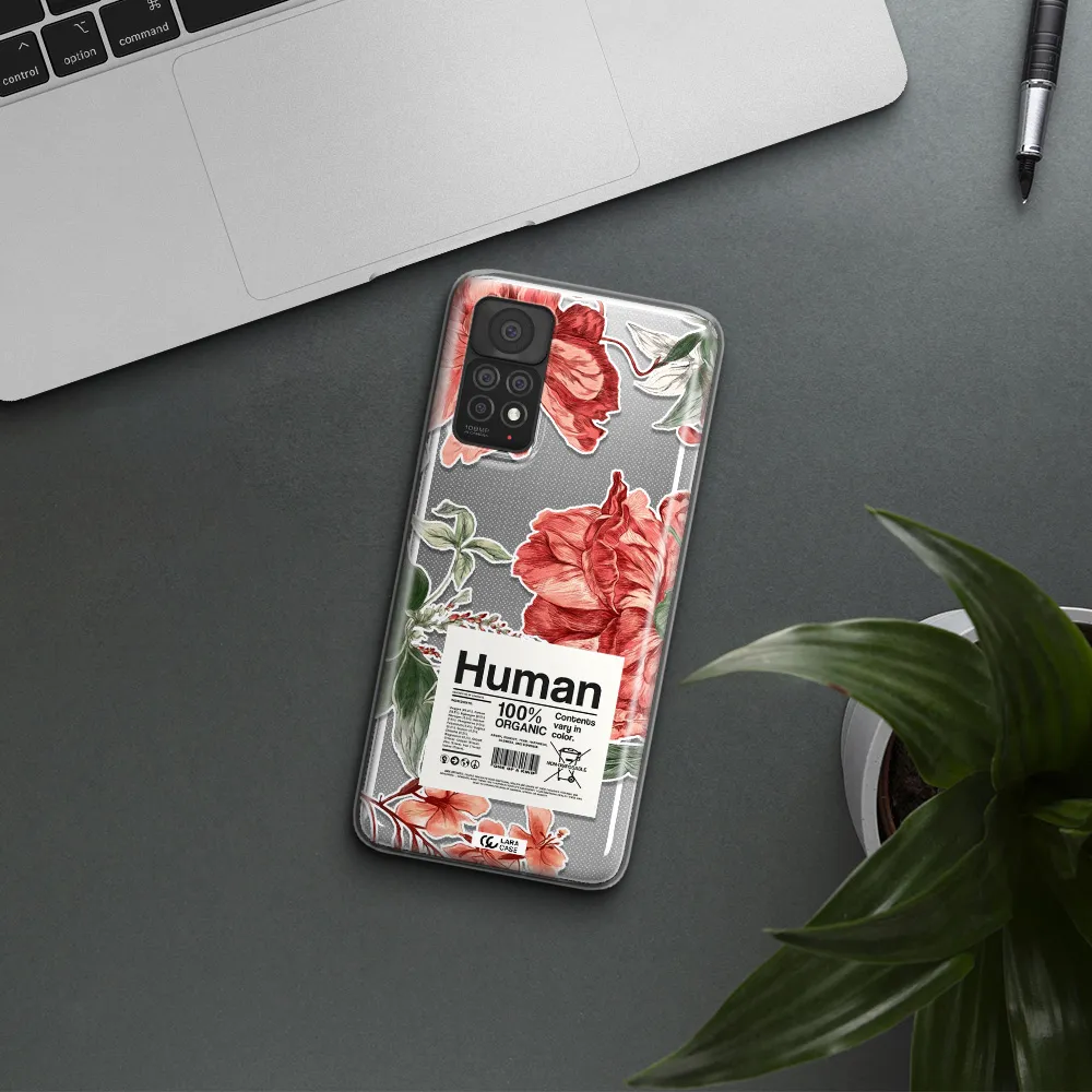 A Cover Of A Book With Flowers Xiaomi Note 11 Pro Clear Tpu Case