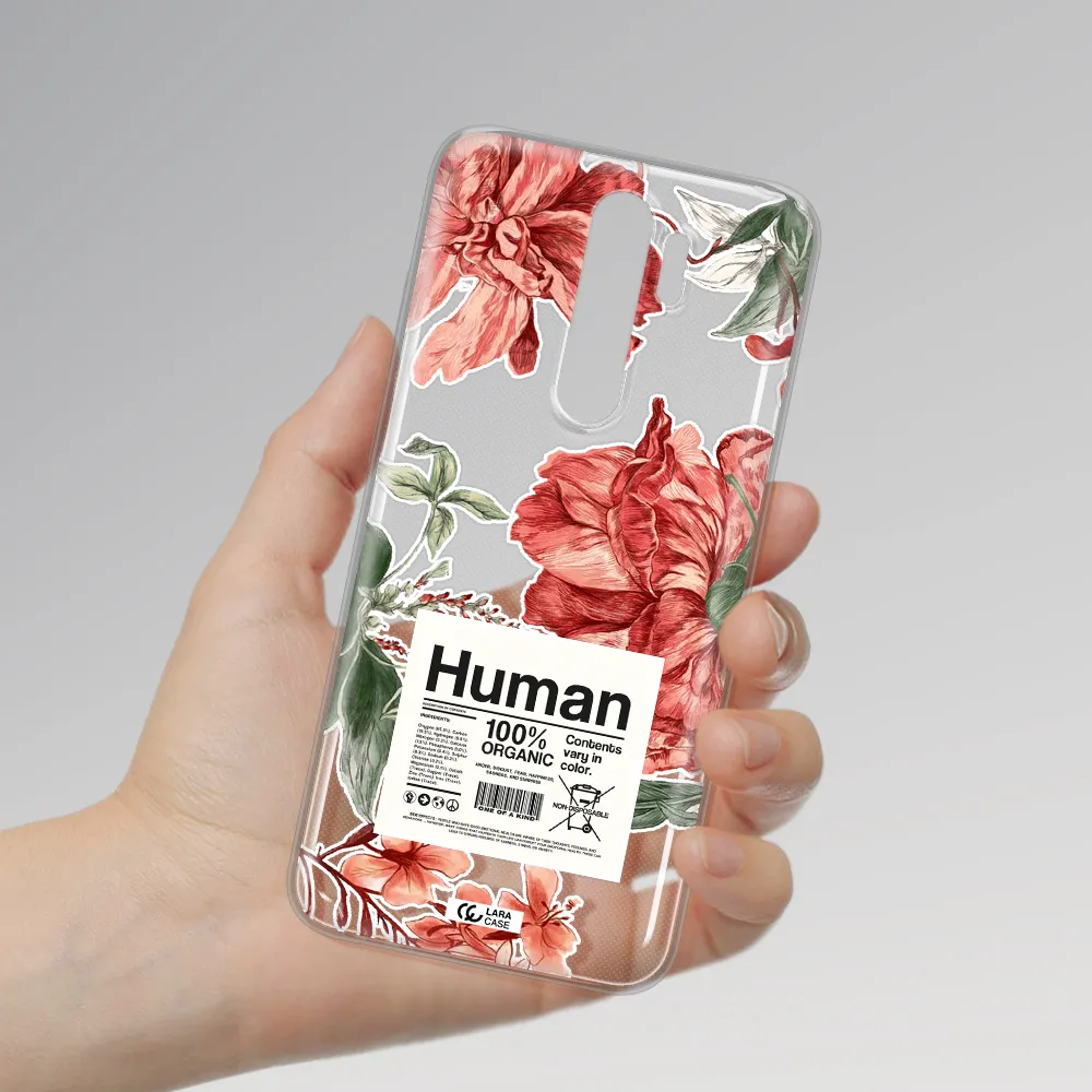 A Cover Of A Book With Flowers Xiaomi Note 8 Pro Clear Tpu Case