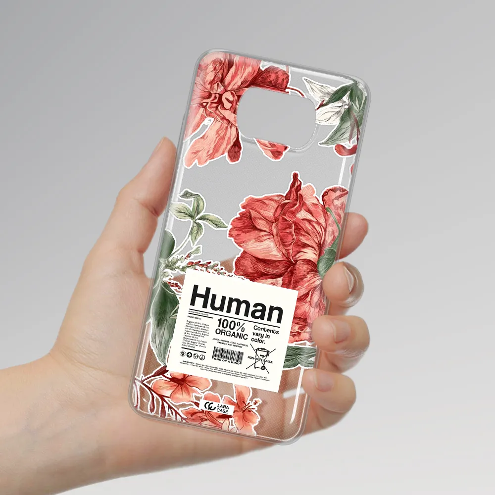 A Cover Of A Book With Flowers Xiaomi Poco X3 Clear Tpu Case