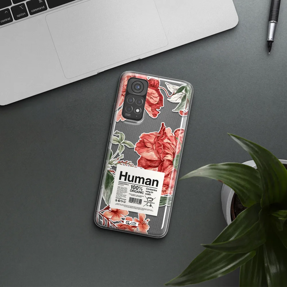 A Cover Of A Book With Flowers Xiaomi Redmi Note 11 Clear Tpu Case