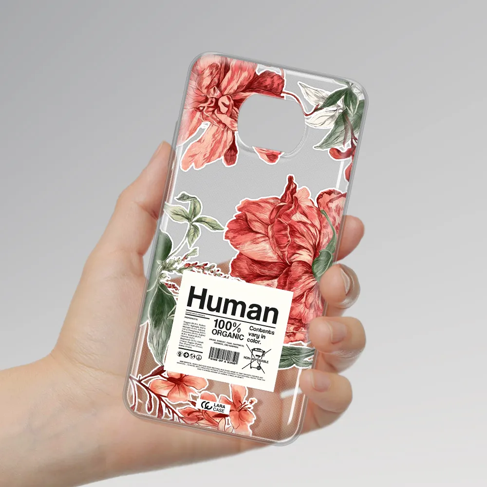A Cover Of A Book With Flowers Xiaomi Redmi Note 9T Clear Tpu Case
