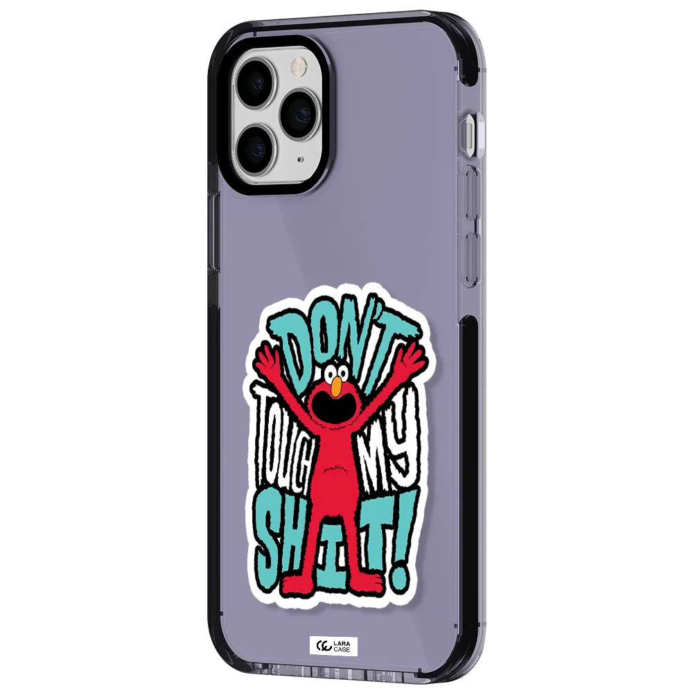 a cartoon character with arms up Apple iPhone 11 pro max impact Lilac Case