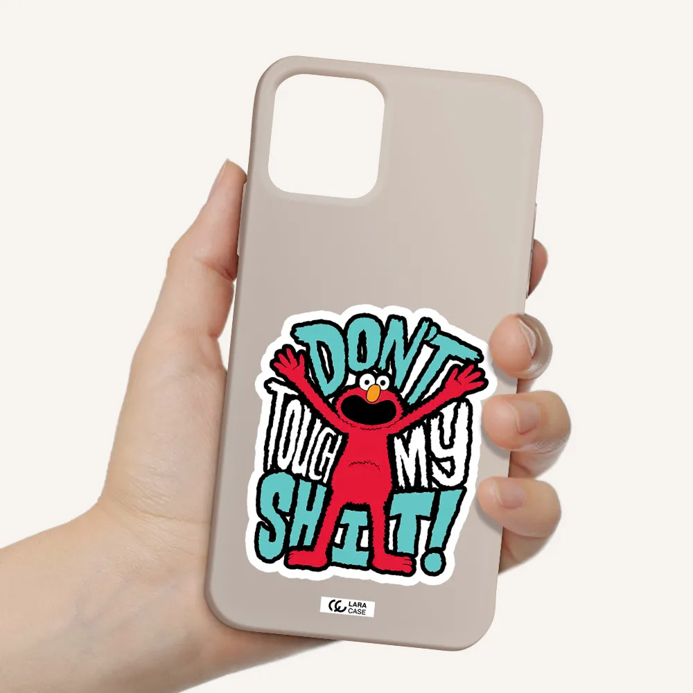 a cartoon character with arms up Apple iPhone 11 pro max Silicone Stone Case