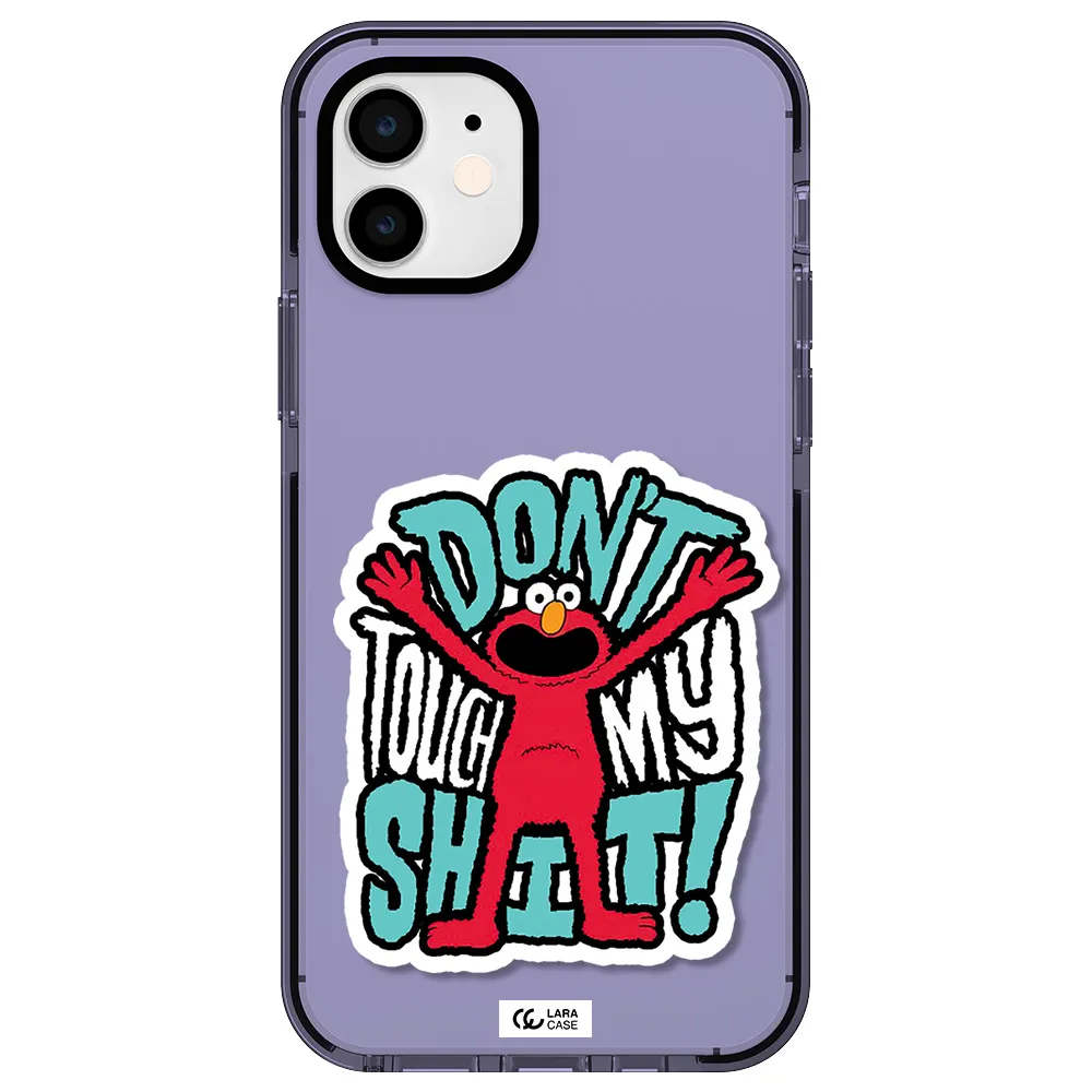 a cartoon character with arms up Apple iPhone 12 impact Lilac Case