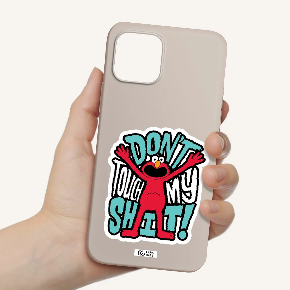 a cartoon character with arms up Apple iPhone 12 mini Silicone Stone Case