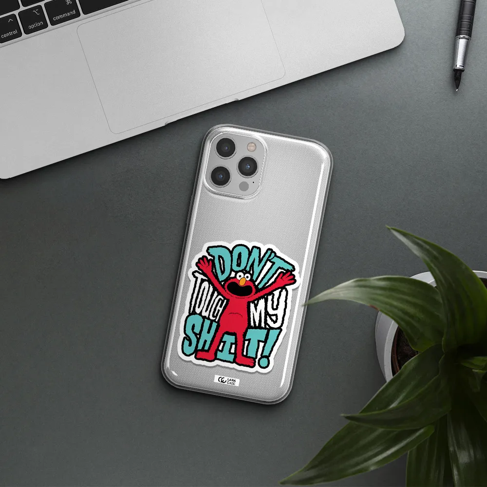 A Cartoon Character With Arms Up Apple Iphone 12 Pro Clear Tpu Case