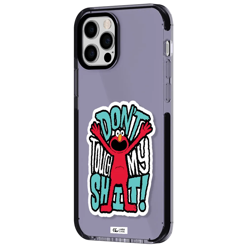 a cartoon character with arms up Apple iPhone 12 pro impact Lilac Case