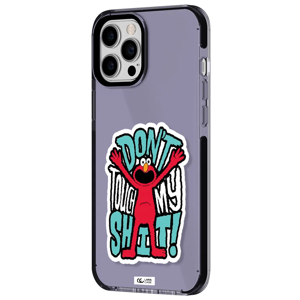 a cartoon character with arms up Apple iPhone 12 pro max impact Lilac Case