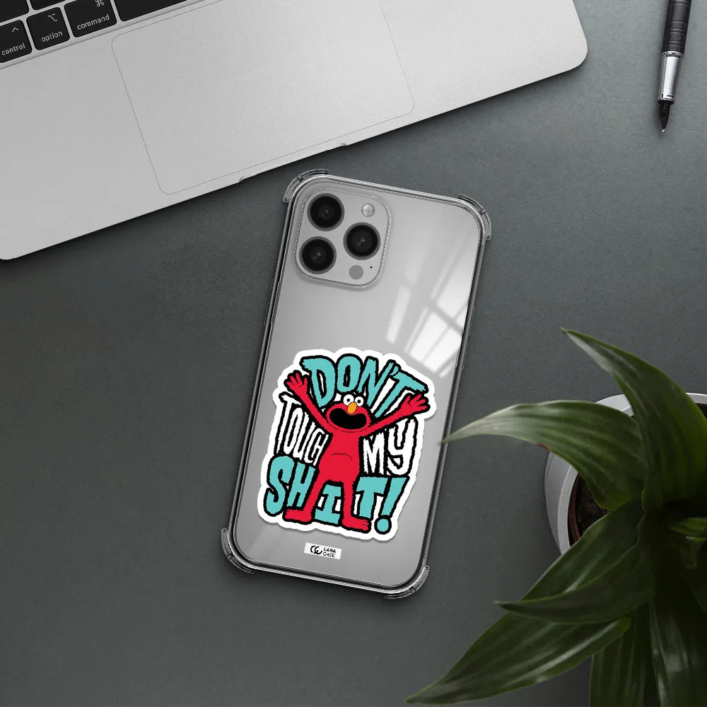 a cartoon character with arms up Apple iPhone 13 Pro Clear PC Case