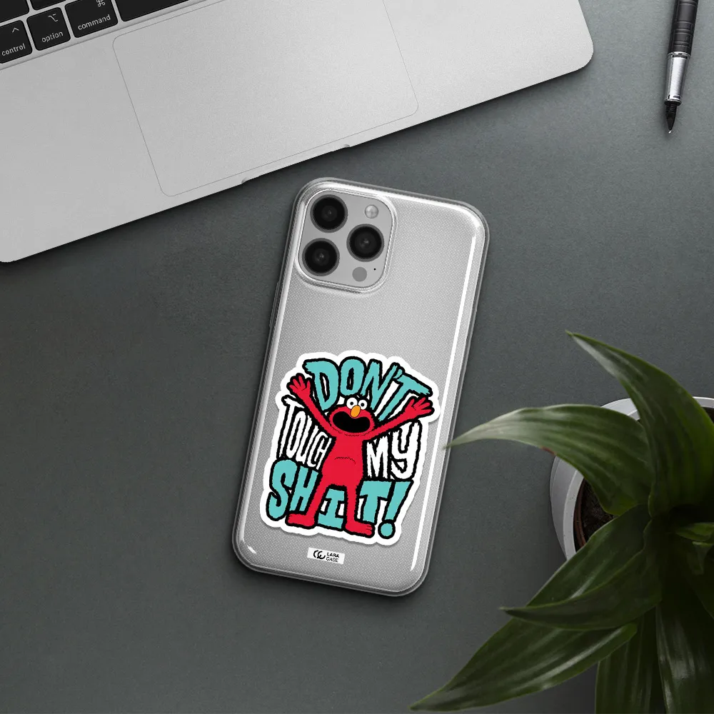 A Cartoon Character With Arms Up Apple Iphone 13 Pro Max Clear Tpu Case