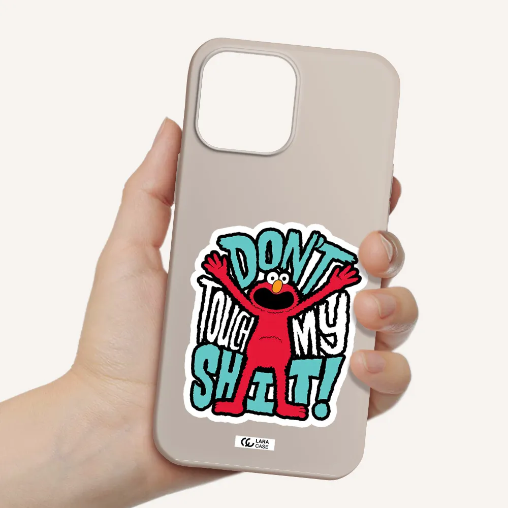 a cartoon character with arms up Apple iPhone 13 Pro Max Silicone Stone Case