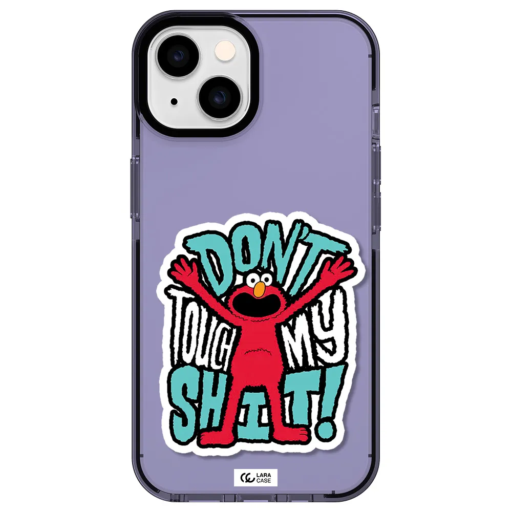 a cartoon character with arms up Apple iPhone 14 impact Lilac Case