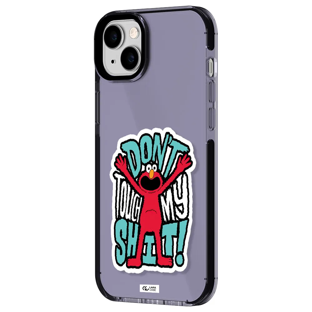 a cartoon character with arms up Apple iPhone 14 plus impact Lilac Case