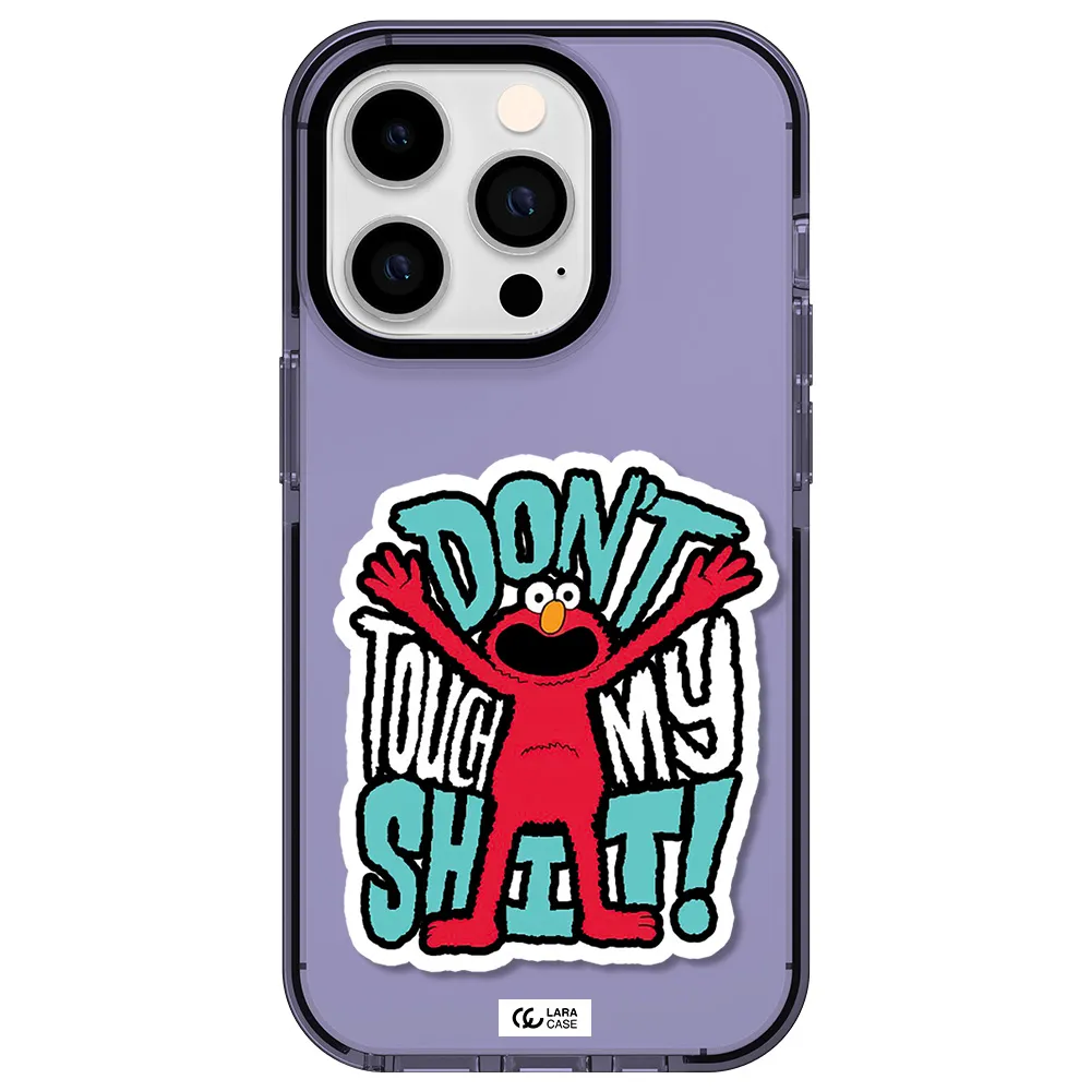 a cartoon character with arms up Apple iPhone 14 pro impact Lilac Case