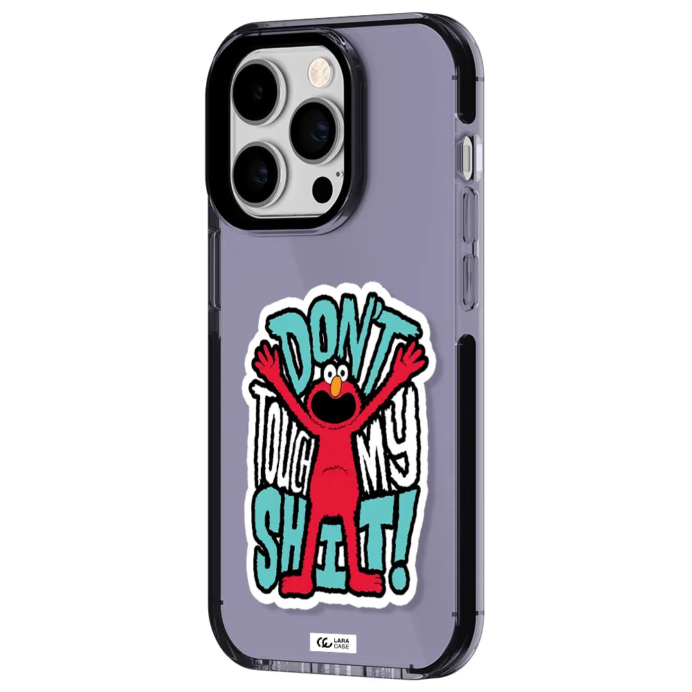 a cartoon character with arms up Apple iPhone 14 pro impact Lilac Case