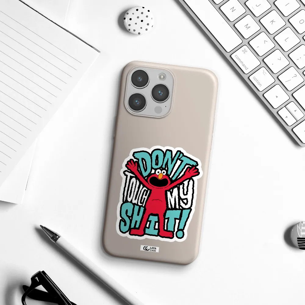 a cartoon character with arms up Apple iPhone 14 pro Silicone Stone Case