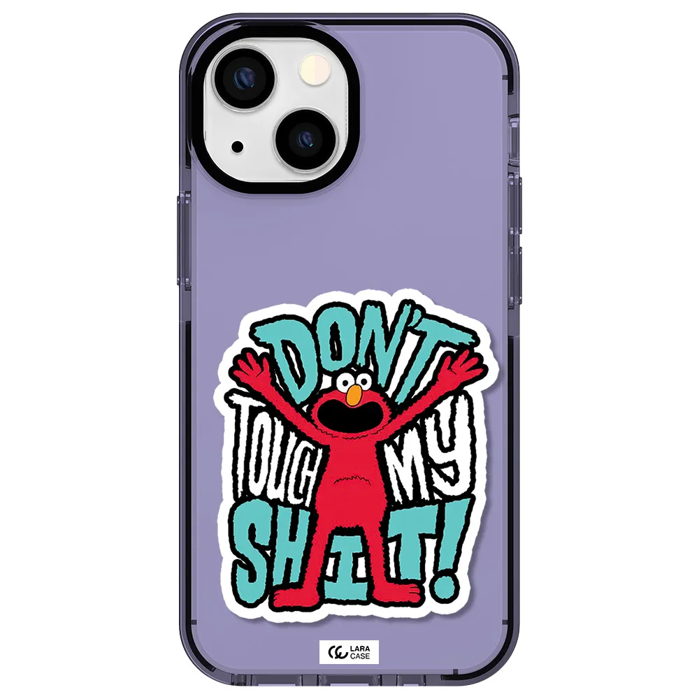 a cartoon character with arms up Apple iPhone 15 impact Lilac Case