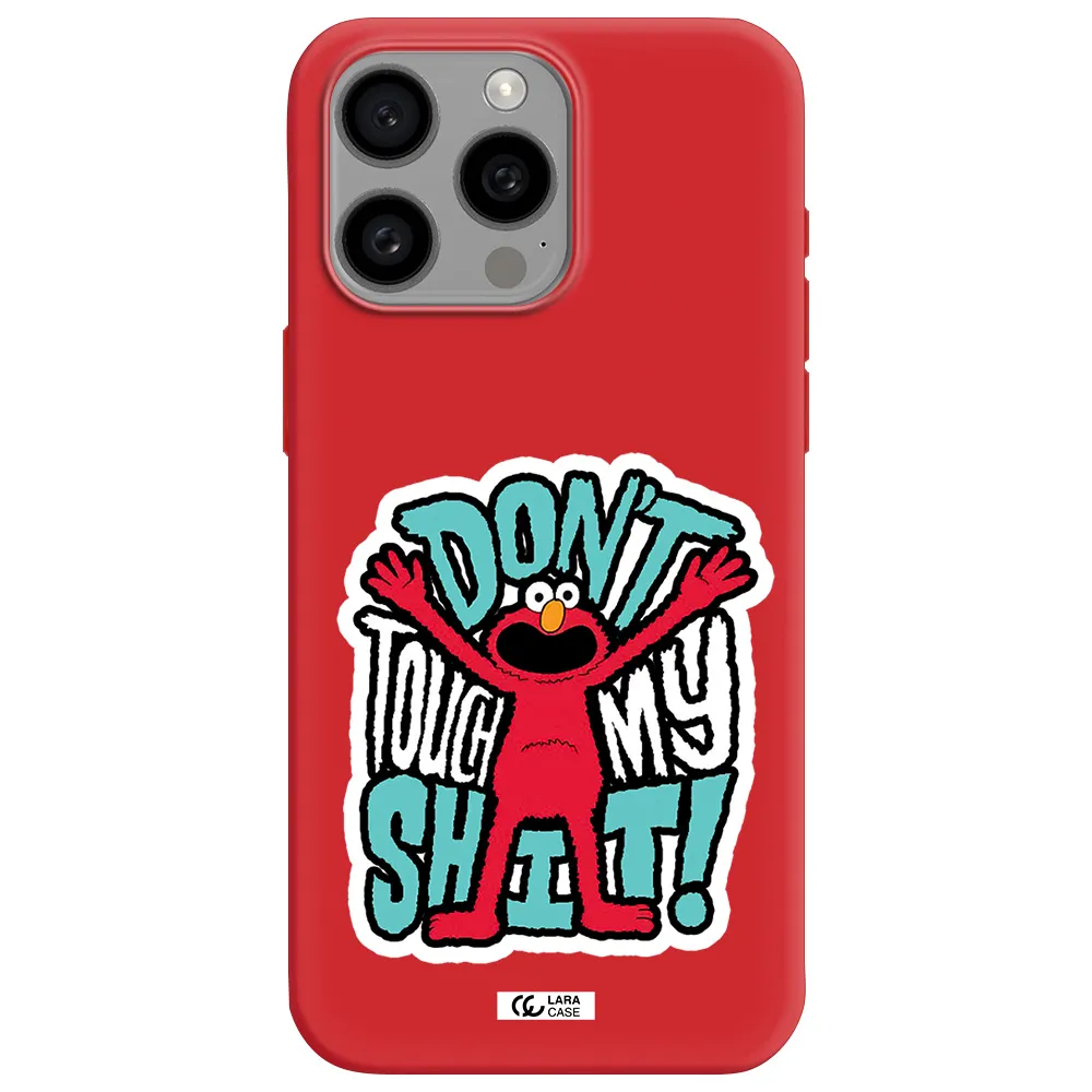 A Cartoon Character With Arms Up Apple Iphone 15 Pro Max Silicone Imperial Red Case