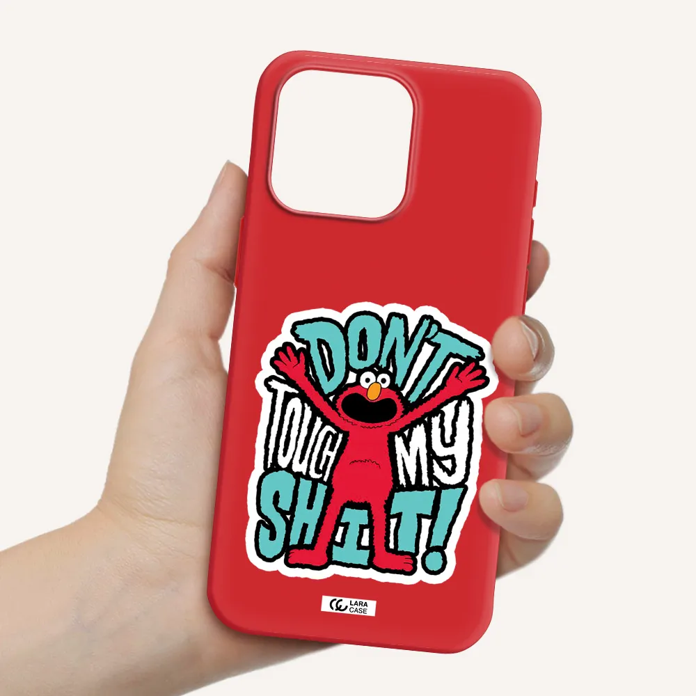 A Cartoon Character With Arms Up Apple Iphone 15 Pro Max Silicone Imperial Red Case