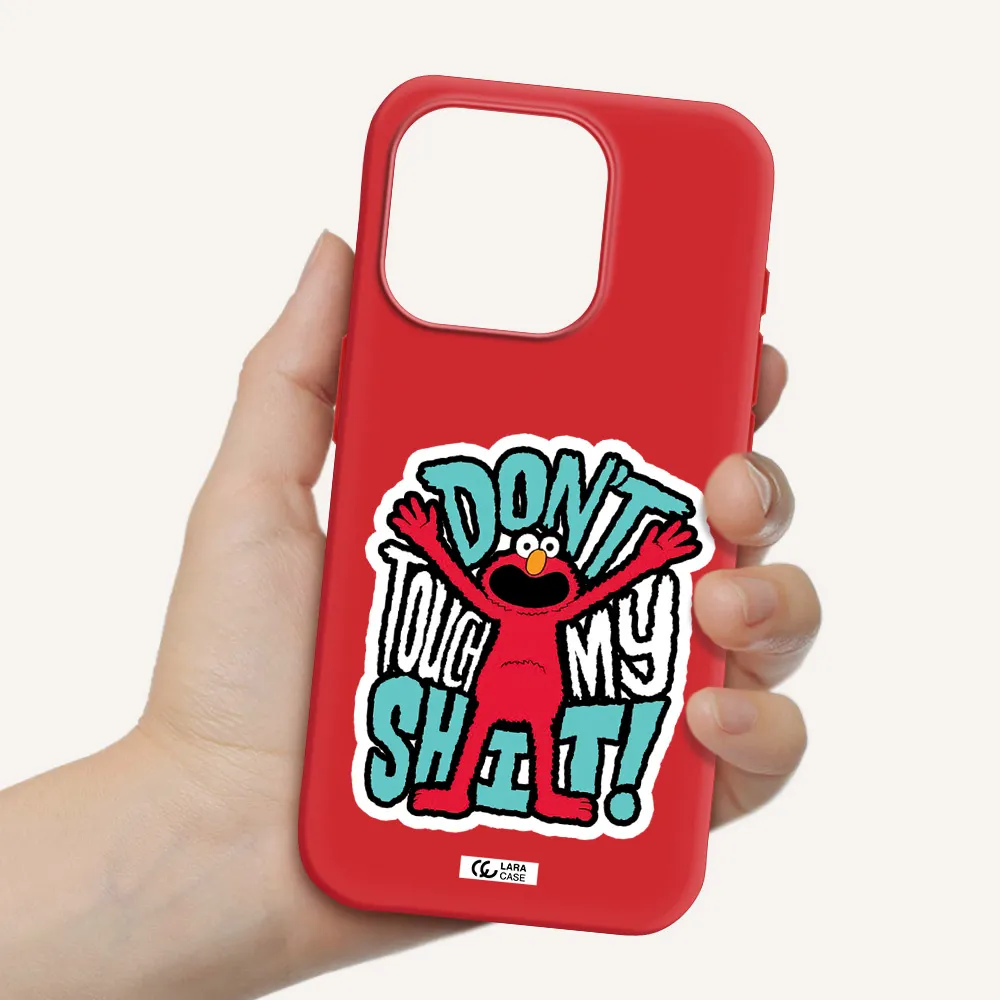 A Cartoon Character With Arms Up Apple Iphone 15 Pro Silicone Imperial Red Case