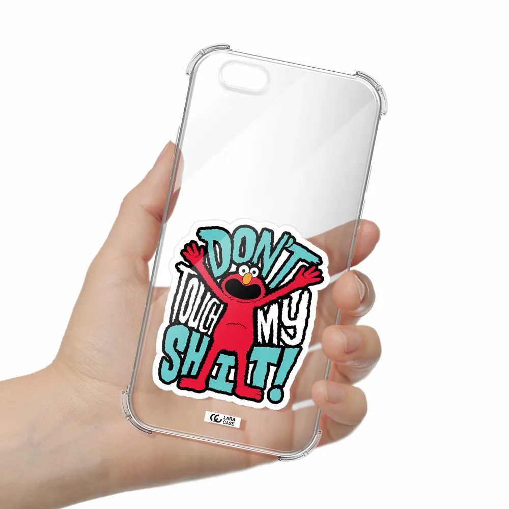 a cartoon character with arms up Apple iPhone 6 Clear PC Case