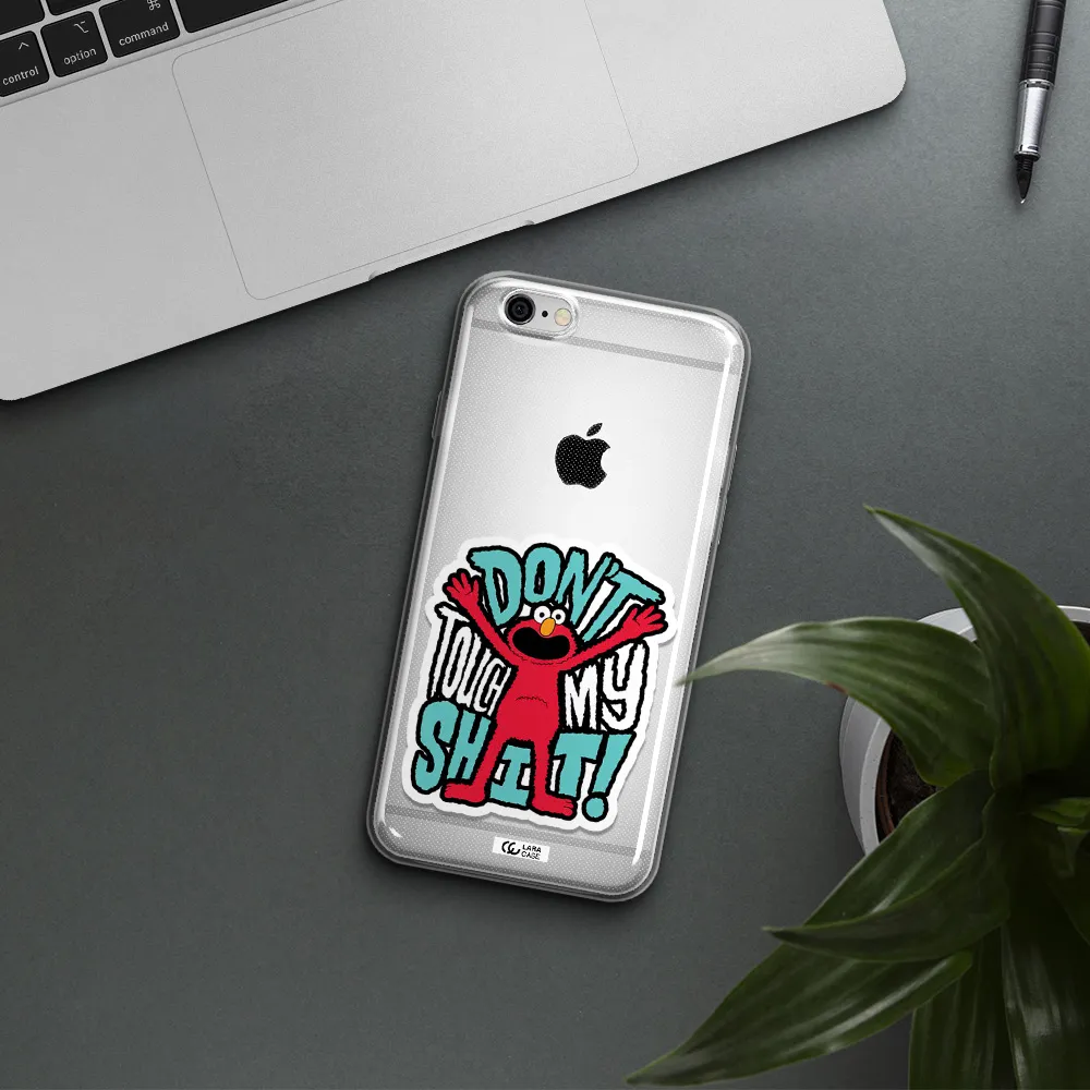 A Cartoon Character With Arms Up Apple Iphone 6 Clear Tpu Case