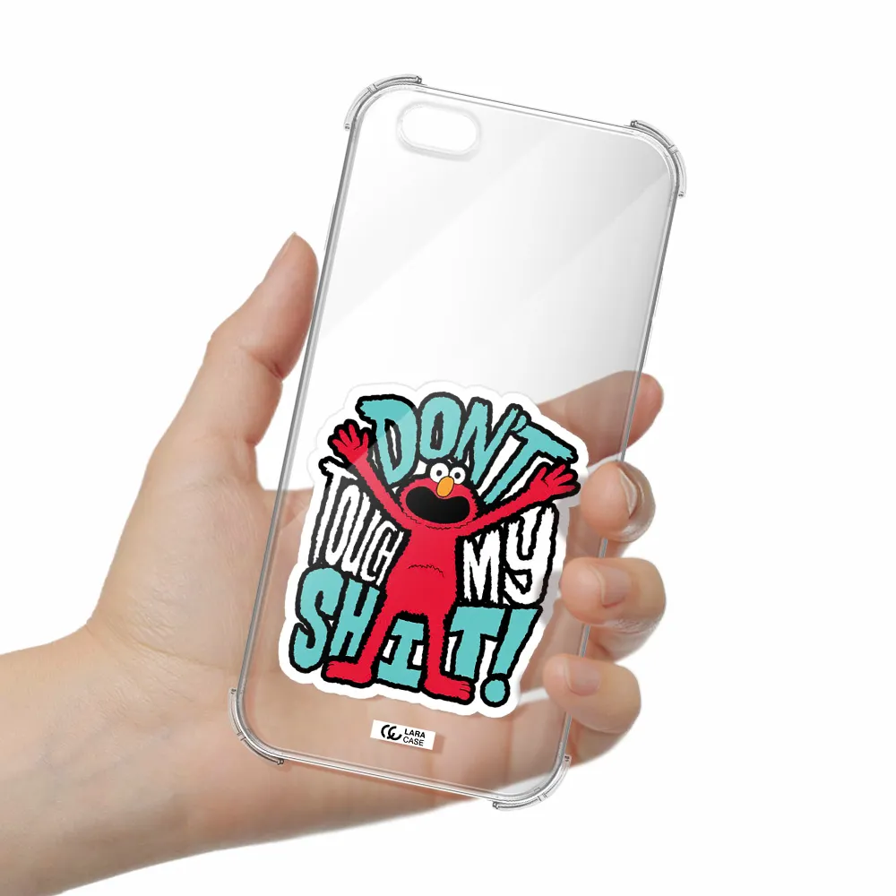 a cartoon character with arms up Apple iPhone 6 plus Clear PC Case