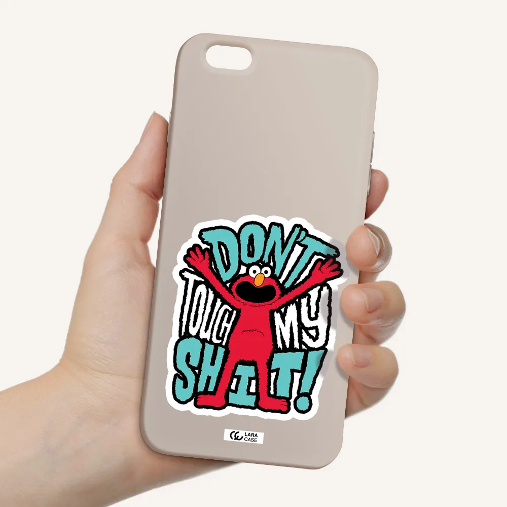 a cartoon character with arms up Apple iPhone 6 plus Silicone Stone Case