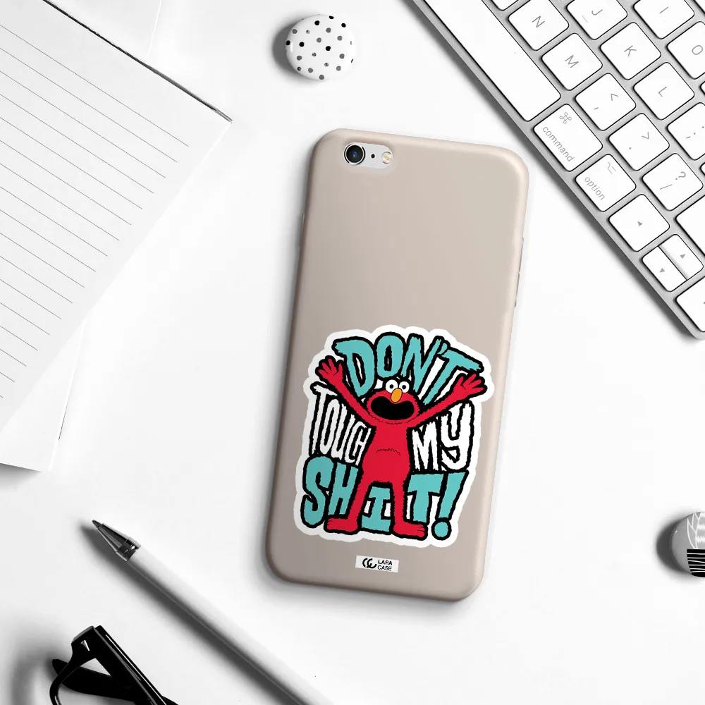 a cartoon character with arms up Apple iPhone 6 plus Silicone Stone Case