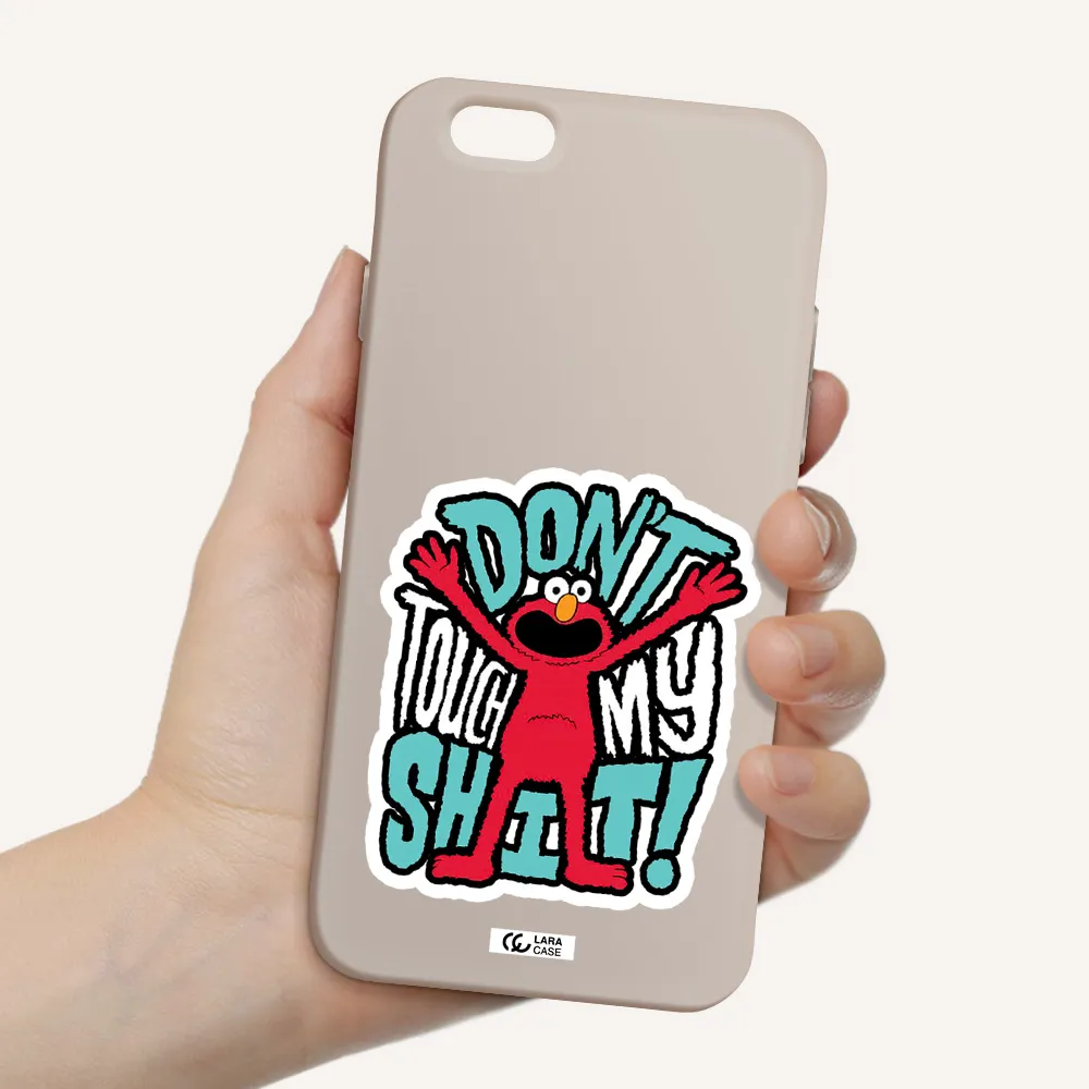 a cartoon character with arms up Apple iPhone 6 Silicone Stone Case
