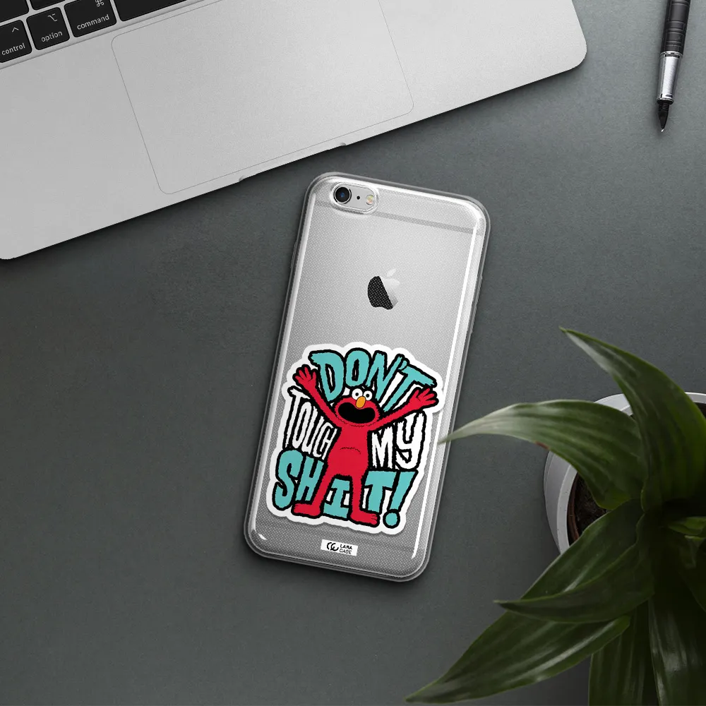 A Cartoon Character With Arms Up Apple Iphone 6S Clear Tpu Case