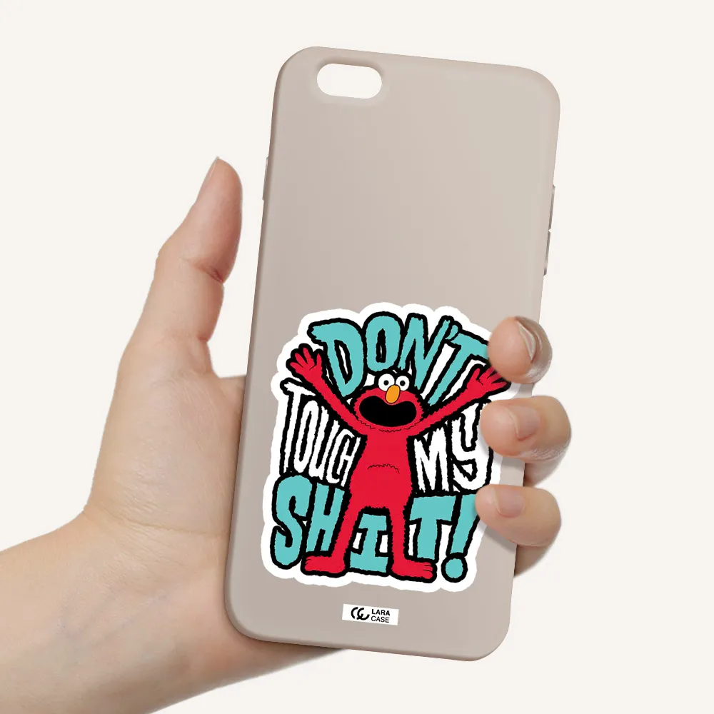 a cartoon character with arms up Apple iPhone 6S Silicone Stone Case