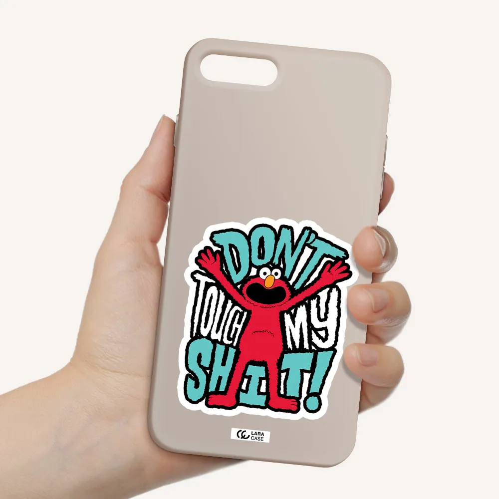 a cartoon character with arms up Apple iPhone 7 plus Silicone Stone Case